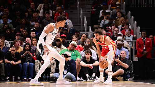 《NBA全场集锦》【原声】马刺126-125老鹰 文班亚马24+12福克斯首秀惊艳力压杨32+12
