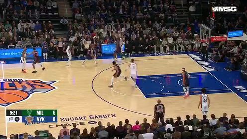 《NBA全场集锦》【回放】雄鹿vs尼克斯第1节英文原声回放