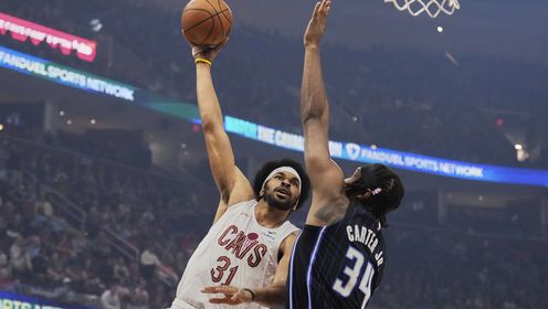 《NBA骑士》【球星】贾勒特-艾伦vs魔术集锦 拿下21+12的两双数据攻防一体