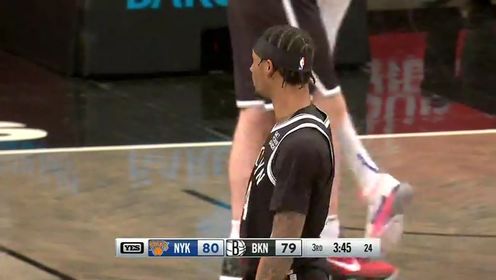 《布鲁克林篮网》NBA常规赛：尼克斯vs篮网第3节中文解说回放