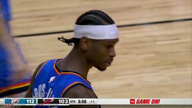 NBA常规赛：雷霆vs热火第4节中文解说回放