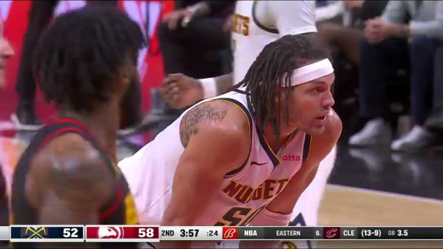 掘金vs老鹰第2节英文原声回放