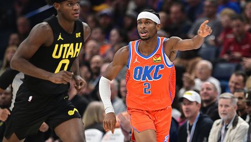 《NBA全场集锦》【球星】亚历山大vs爵士集锦 依旧稳定发力 高效砍下30分