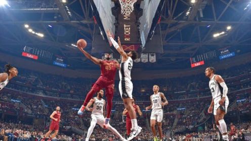 《NBA骑士》【球星】米切尔vs马刺集锦 全场17+9投篮手感不加用助攻来凑数