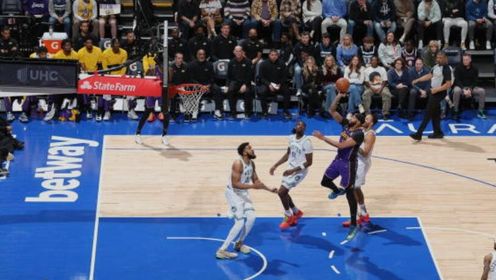 《NBA全场集锦》【原声】湖人106-108森林狼 詹眉合砍59分仍与胜利失之交臂
