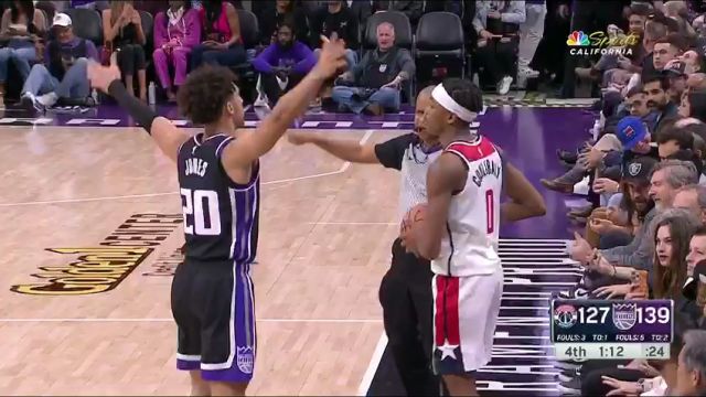 NBA常规赛：奇才vs国王第4节中文解说回放