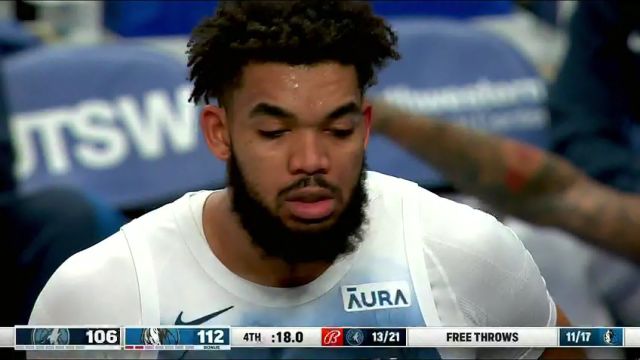 NBA常规赛：森林狼vs独行侠第4节中文解说回放