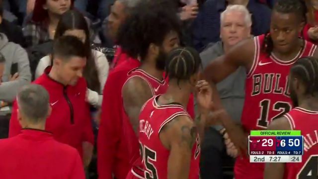 NBA常规赛：红牛vs76人第2节英文原声回放