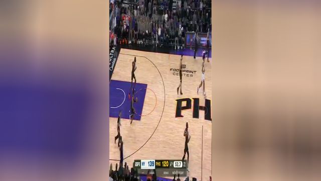 NBA常规赛：尼克斯vs太阳第4节英文原声回放