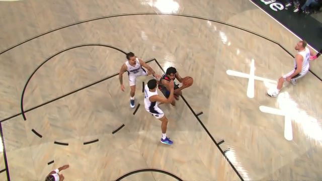 魔术vs篮网五佳球 班凯罗平地起惊雷上演滑翔隔扣