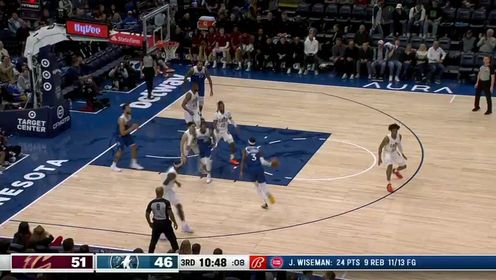 《NBA全场集锦》【回放】骑士vs森林狼第3节英文原声回放