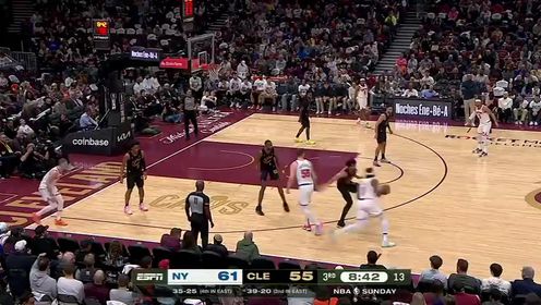 《NBA骑士》【回放】NBA常规赛：尼克斯vs骑士第3节英文原声回放
