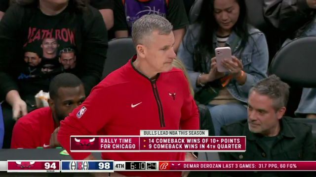 公牛vs快船第4节中文解说回放