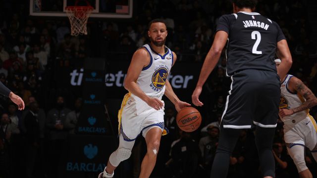 勇士109-98篮网 库库合砍57分勇士客场胜篮网