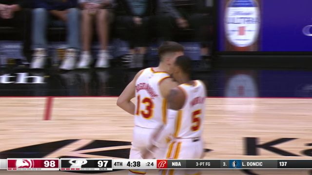 老鹰109-108热火 特雷杨缺战穆雷大心脏三分完成绝杀