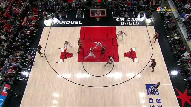 NBA常规赛：尼克斯vs公牛第1节中文解说回放