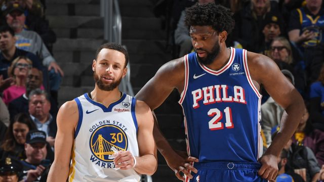 76人107-119勇士 恩比德14+7末节伤退库里37+8+7