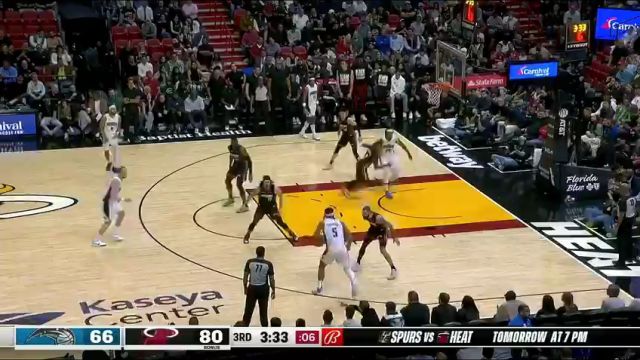 NBA常规赛：魔术vs热火第3节中文解说回放