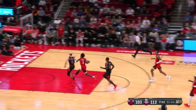 公牛117-127火箭 狄龙德罗赞双双驱逐火箭击退公牛迎7连胜