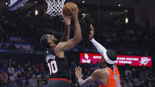 亨德森vs雷霆集锦 替补登场拿下全队最高19分7助攻遗憾败北