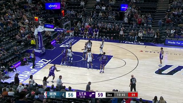 海阔凭鱼跃 马尔卡宁长臂遮天穿越防守隔扣爱德华兹