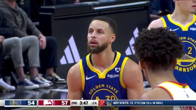 NBA常规赛：勇士vs老鹰第2节中文解说回放