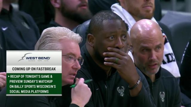 NBA常规赛：勇士vs雄鹿第4节英文原声回放