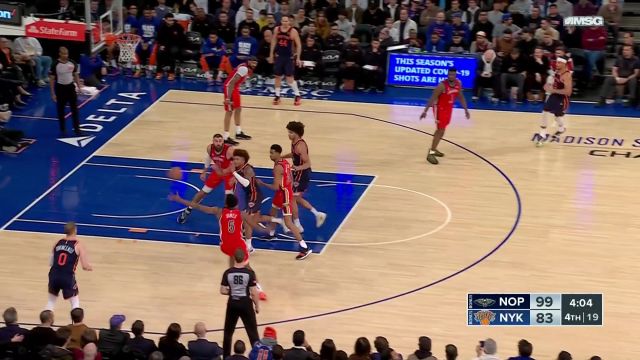 迪文琴佐vs鹈鹕集锦 外线手感火热7记三分砍23分