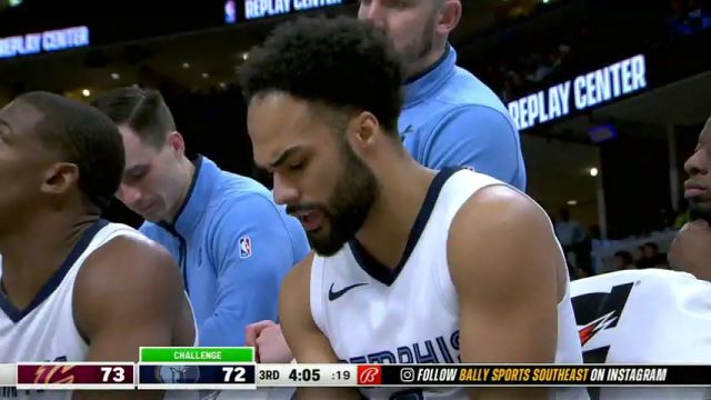 NBA常规赛：骑士vs灰熊第3节中文解说回放