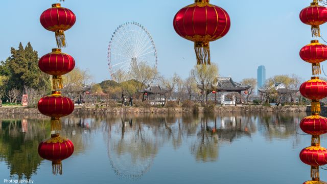 蠡园的早春,春风又绿江南岸