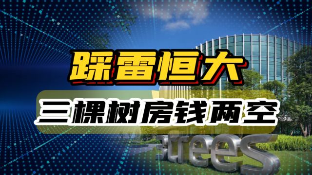 踩雷恒大,被反复收割,涂料巨头三棵树“房钱两空”!