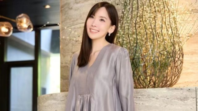 林志颖老婆晒美照,40岁少女感强秀傲人大长腿,圆润很多被疑怀三胎