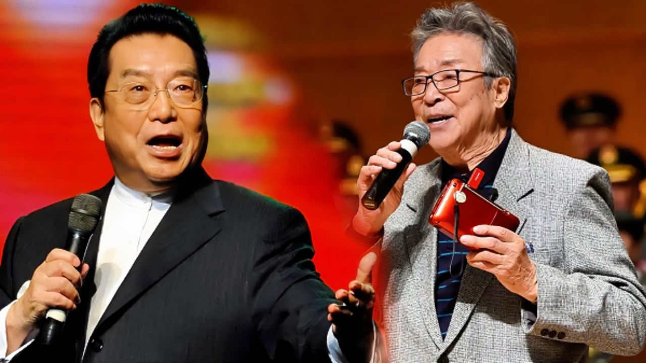 歌唱家李光曦遇上李双江,两人同唱《北京颂歌》,差别还是很明显的