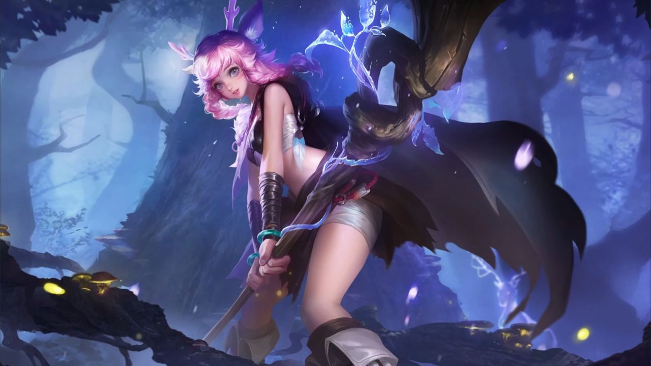 历代瑶妹全皮肤海报进化史 自然之灵有点可惜了