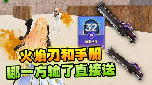 传世武装火焰刀和手册,哪一方输了就直接送,这到底是真是假?_高清1080P在线观看平台_腾讯视频