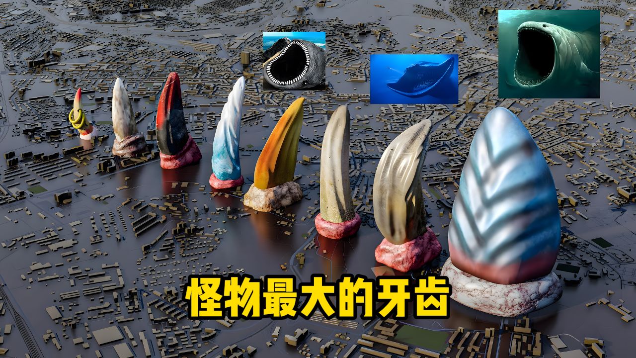 怪物最大的牙齿,究竟有多大_高清1080P在线观看平台_腾讯视频