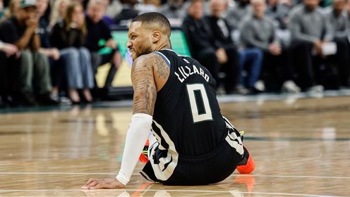 《NBA全场集锦》利拉德确诊左跟腱撕裂：下赛季也可能报销，或引发连锁反应导致字母哥离队