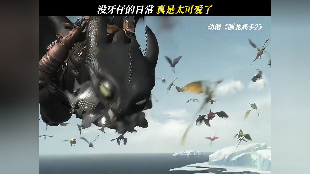 没牙仔的日常,真是太可爱了#驯龙高手2#没牙仔#驯龙高手#鹅滴神片_高清1080P在线观看平台_腾讯视频