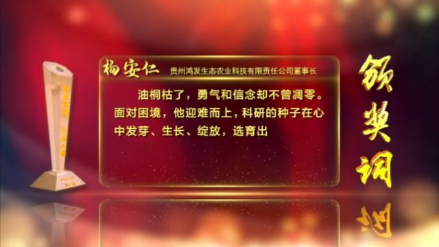 黔南骄傲杨安仁