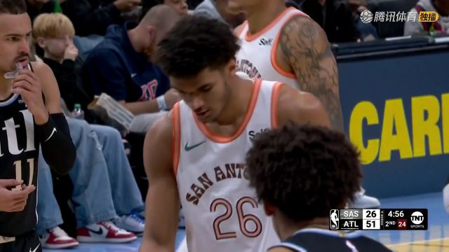 2023/24赛季NBA常规赛：马刺 VS 老鹰 全场回放