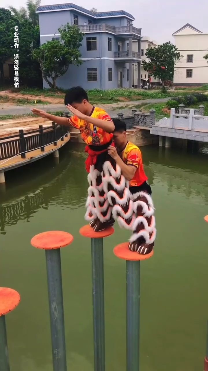 非物质文化遗产水上梅花桩