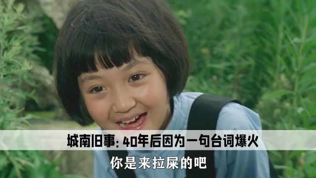 城南旧事:40年后因为一句“你是来拉屎的吧”火遍全网