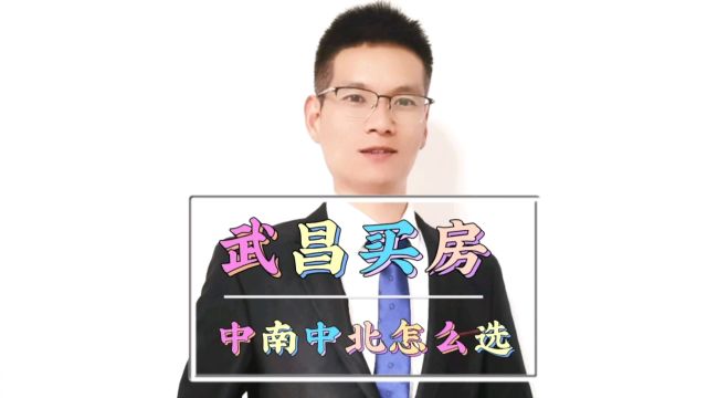 武汉买房,武昌中南中北路板块怎么选?其他板块如何对比分析?