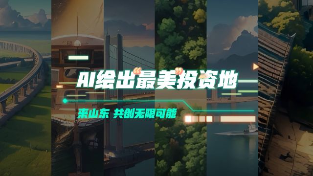 AI绘出“最美”投资地!来山东,共创无限可能