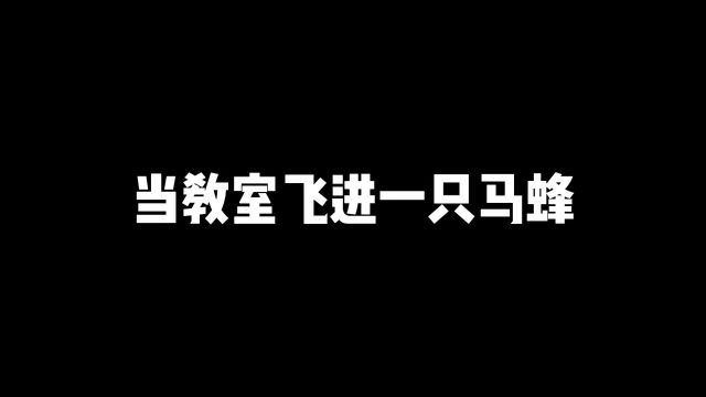 当教室飞进一只马蜂 #cheems #搞笑