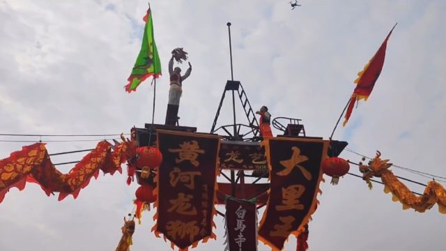 焦作武陟县谢旗营镇扈庄村“行水”活动有豫西北火神祭祀传统习俗