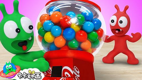 趣玩动画：聪明的卡卡自制糖果机，他能用糖果机赚到钱吗？