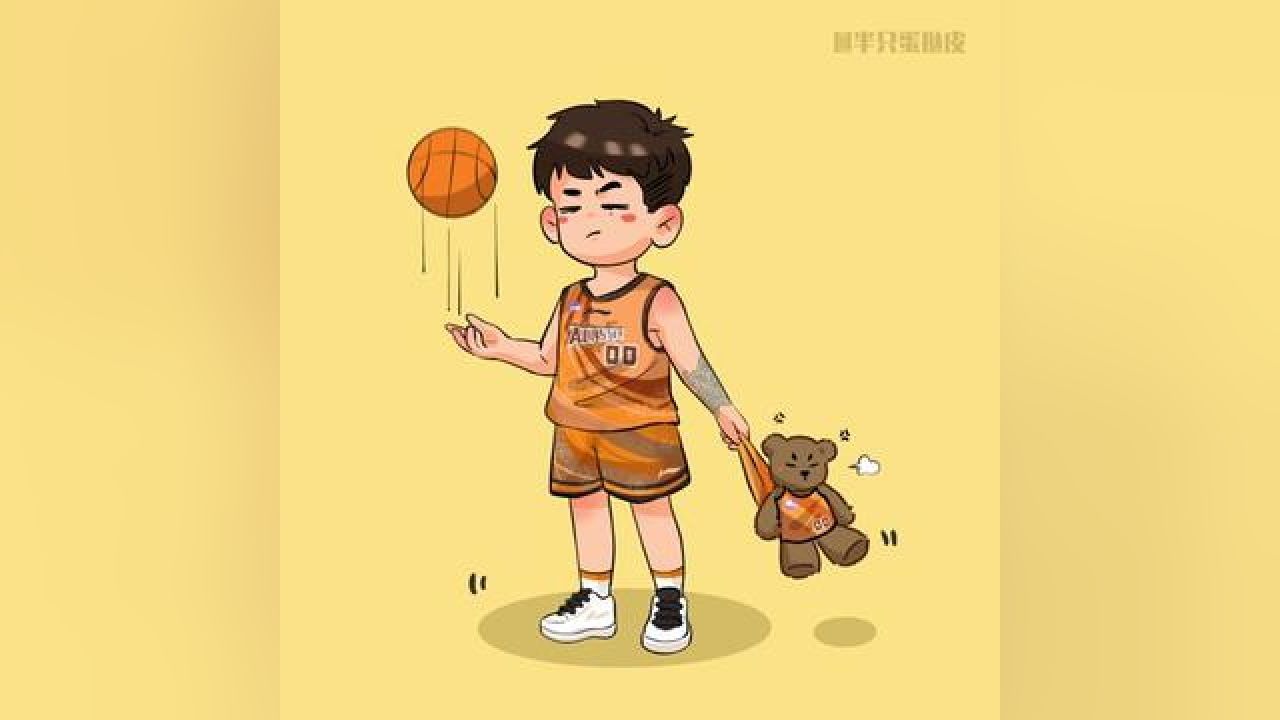 我如约而至!早日康复~#赵睿 #cba全明星周末 #q版人物 #篮球头像