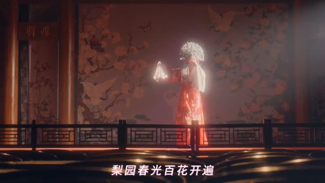 戏曲中国尹锘霏/京剧、粤剧、越剧、川剧、黄梅戏、昆曲等元素(南戏北戏)LED大屏幕荧幕舞台表演背景视频