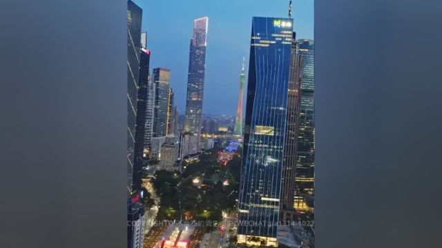 这就是超一线城市的夜景广州!繁华而又充满活力,令人震撼而又心醉神迷.城市的夜晚 航拍 地标建筑 氛围感 广州